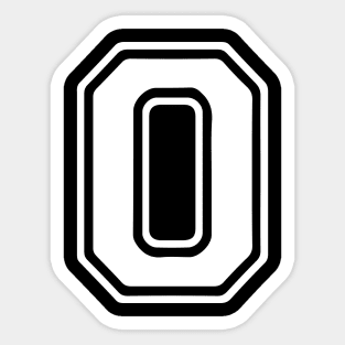 Letter O Sticker